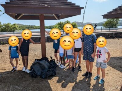 Ramassage des déchets par les CM1/CM2 et les GS / CP
